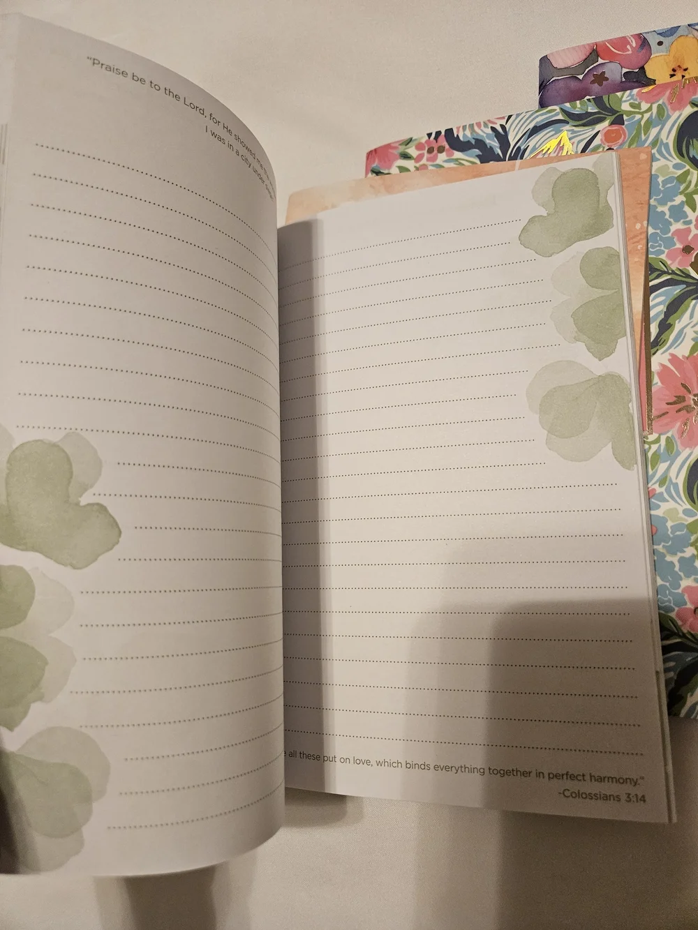 Floral Inspirational Journals- Multicolor 3 Pack